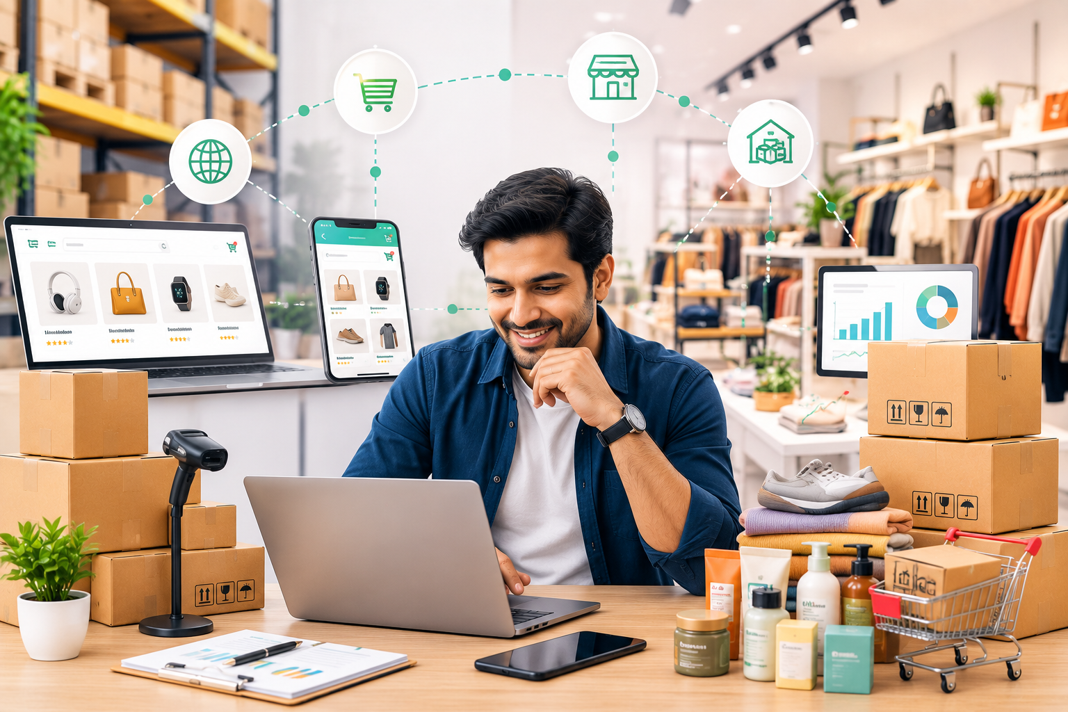 Large online & offline businesses
